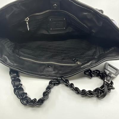 472 PRADA Tessuto Nylon Waves Tote Bag