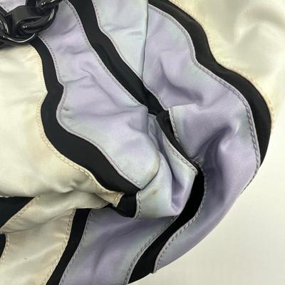 472 PRADA Tessuto Nylon Waves Tote Bag