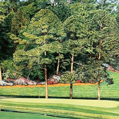 Framed Print of Augusta National Golf Club 15th Hole