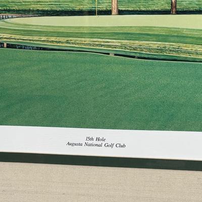 Framed Print of Augusta National Golf Club 15th Hole