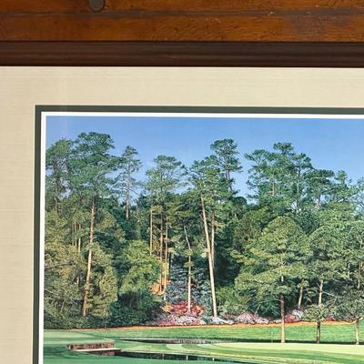 Framed Print of Augusta National Golf Club 15th Hole