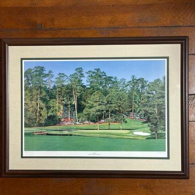 Framed Print of Augusta National Golf Club 15th Hole