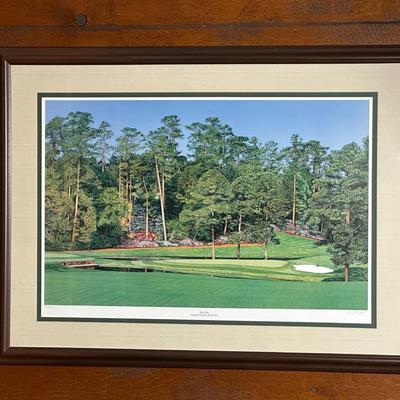 Framed Print of Augusta National Golf Club 15th Hole