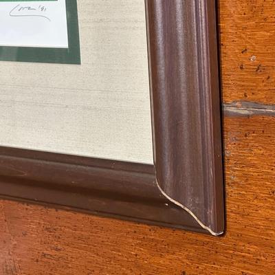 Framed Print of Augusta National Golf Club 15th Hole