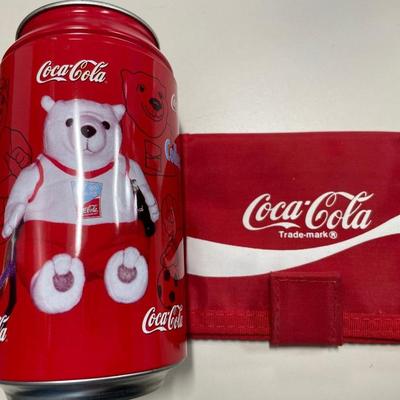 Coke wallet and can
