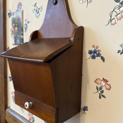 Vintage Milk Glass Spice Rack and Recipe Box