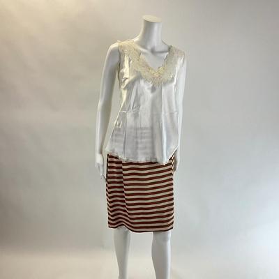479 CAROLINA HERRERA 3-Piece Striped Suit