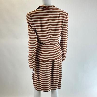479 CAROLINA HERRERA 3-Piece Striped Suit