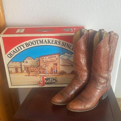 TONY LAMA LEATHER BOOTS SIZE 9B