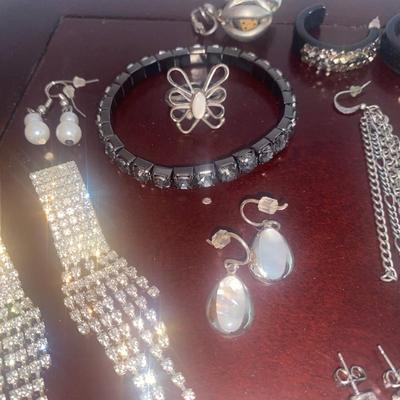 SILVER AND GOLD TONE JEWELRY