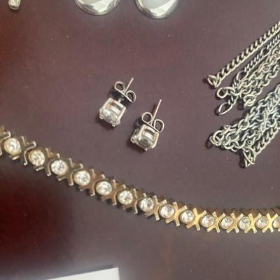 SILVER AND GOLD TONE JEWELRY