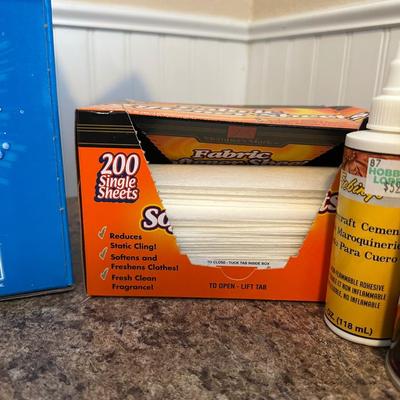 OXI CLEAN VERSATILE STAIN REMOVER POWDER, FABRIC SOFTENER SHEETS, BOOT/LEATHER CLEANERS AND CONDITIONERS AND MORE