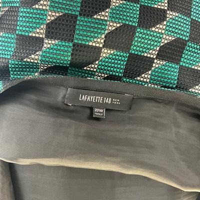 480 LAFAYETTE 148 Leather Jacket and Skirt