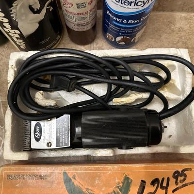 OSTER HORSE/ANIMAL CLIPPERS, THERMOMETER FOR ANIMALS, WOUND & SKIN CARE, HOOF MAKER AND ANIMAL DENTAL CARE