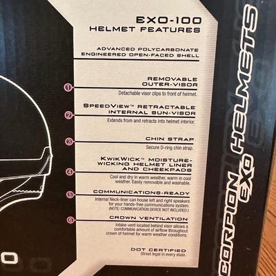 SCORPION EXO-100 HELMET - SIZE LARGE