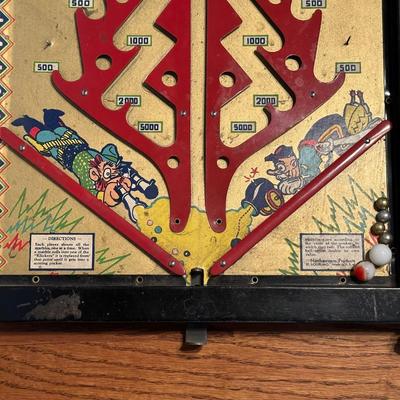 VINTAGE POOSH-M-UP “KLIK-IT” PINBALL GAME