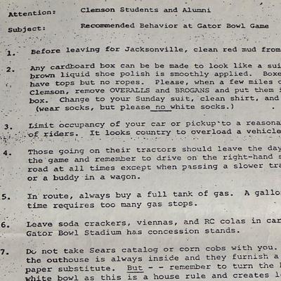 1960’s TAPS Annual Publication of Clemson University and More!