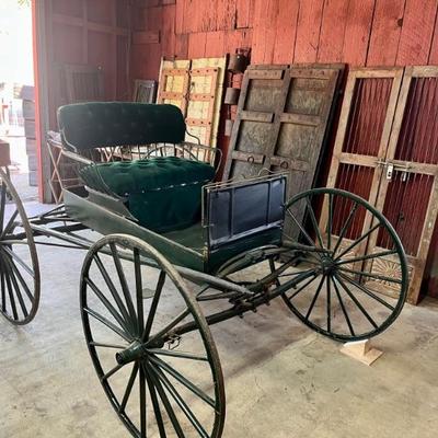 Sale Photo Thumbnail #79: Antique Horse Drawn Buggy