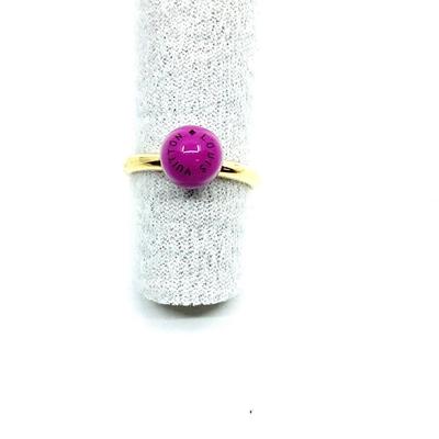 486 LOUIS VUITTON Gold Resin and Stone Cosmopolitan Ring