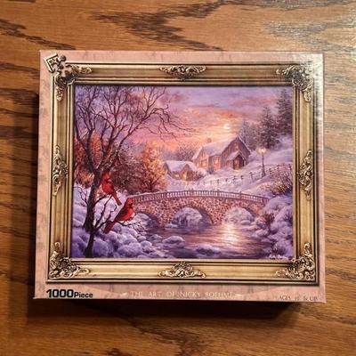 3 - 1000 PIECE JIGSAW PUZZLES AND 1 - 1020 PIECE JIGSAW PUZZLE