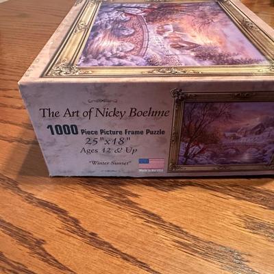3 - 1000 PIECE JIGSAW PUZZLES AND 1 - 1020 PIECE JIGSAW PUZZLE
