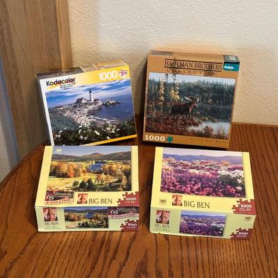 4 - 1000 PIECE JIGSAW PUZZLES