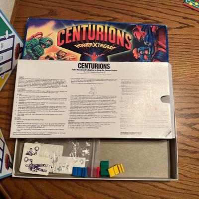 1930’s GAME BOARD “40 GAMES BOX” PIN THE TAIL ON THE DONKEY, KIDDIE QUIZ, & CENTURIONS GAMES