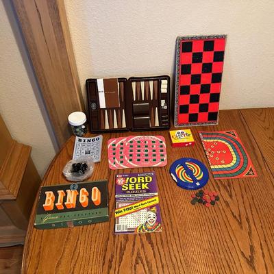 BINGO, GAME BOARDS FROM 1930’s, BACKGAMMON & MORE