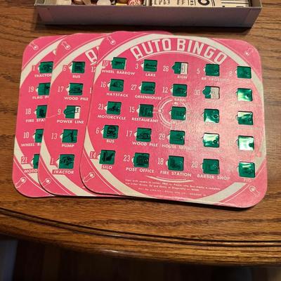 BINGO, GAME BOARDS FROM 1930’s, BACKGAMMON & MORE