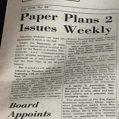 1960’s USC Garnet and Black Annual Publications and More!