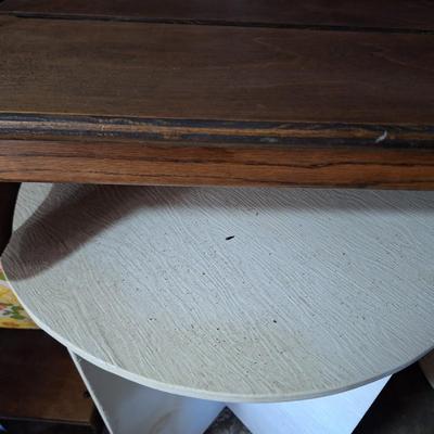 wood ottoman