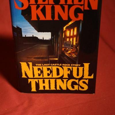 STEPHEN KING "THE LAST CASTLE ROCK STORY "NEEDFUL THINGS"
