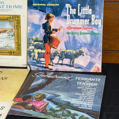 Vintage Christmas Records