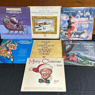 Vintage Christmas Records