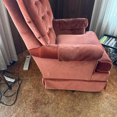 Vintage burgundy chair