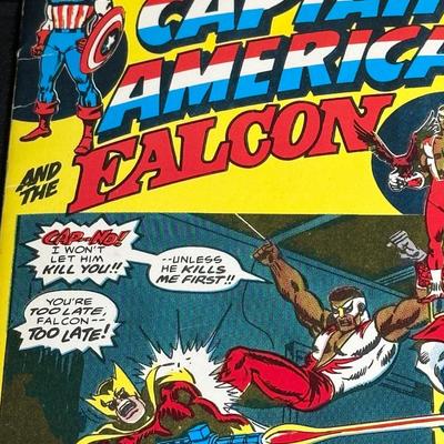 1970's Superman Alien Creatures and Captain America and The Falcon Comic Book and Record Set