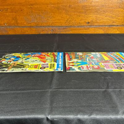 1970's Superman Alien Creatures and Captain America and The Falcon Comic Book and Record Set