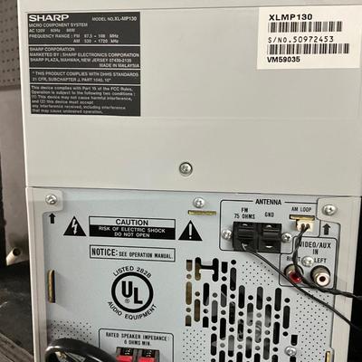 Lot U 607 Sharp Micro Component System