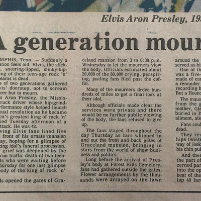 Vintage Elvis Presley Records, Sign & More!