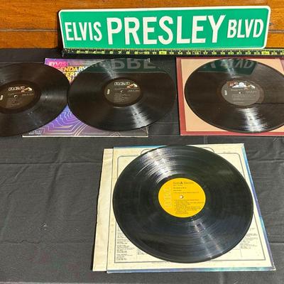 Vintage Elvis Presley Records, Sign & More!