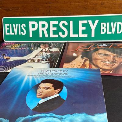 Vintage Elvis Presley Records, Sign & More!