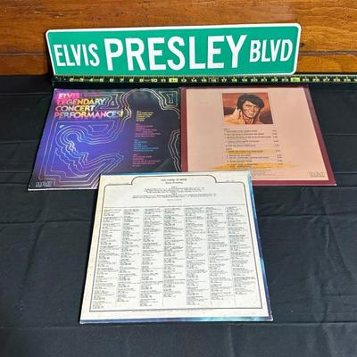 Vintage Elvis Presley Records, Sign & More!