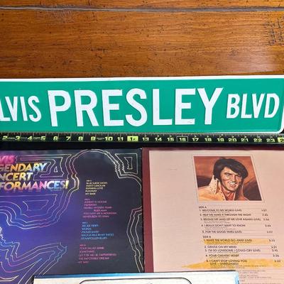 Vintage Elvis Presley Records, Sign & More!
