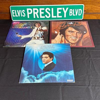Vintage Elvis Presley Records, Sign & More!