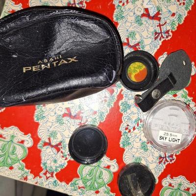 Vtg Pentax camera w/ Accessories