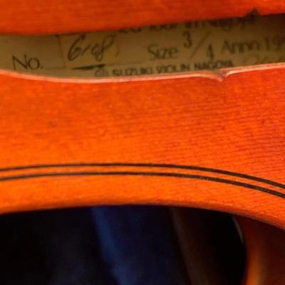 Suzuki Size 3/4 Violin