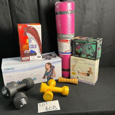 Lot U 608 Weights & Massage Lot