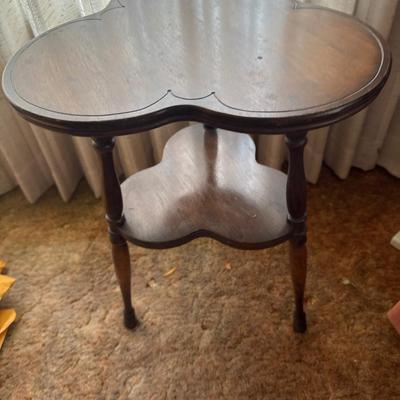 Small wooden side table