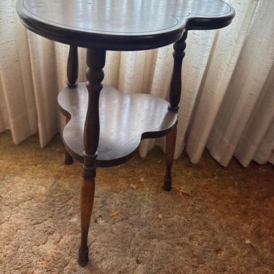 Small wooden side table