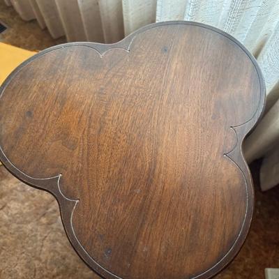 Small wooden side table